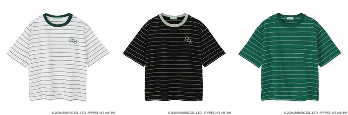 サンリオキャラクターズ グリーンコレクション ハローキティ ボーダーTシャツ