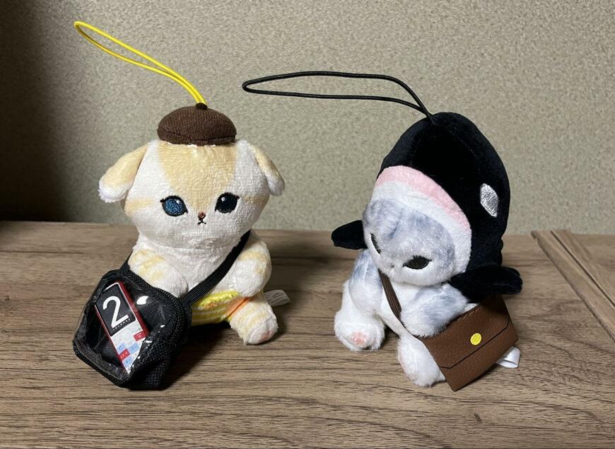 筆者撮影（セリア、ミニショルダーバッグ ヲタコレ・ぬい用合皮ショルダーバッグ ヲタコレ）