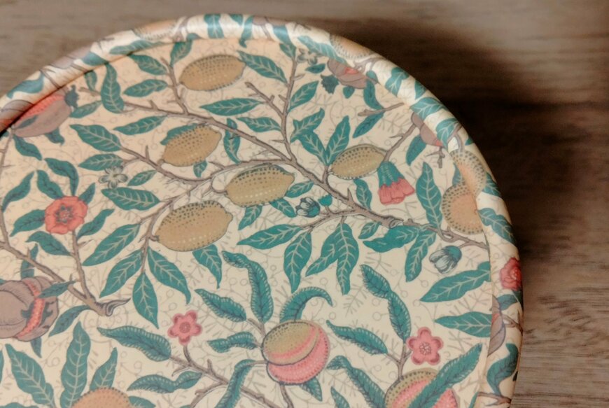 筆者撮影（セリア、ボックス ラウンド ウィリアム・モリス）