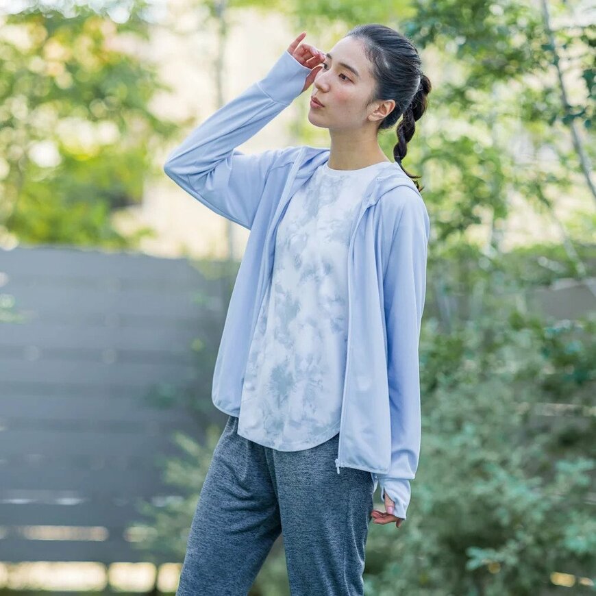 出所：アルペン公式 iCOOL 遮熱UV ジップパーカー