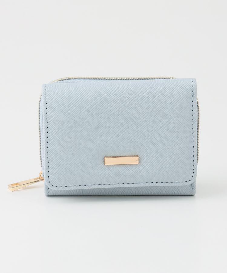 高級感のあるフェイクレザー素材が使われています／出所：ハニーズ公式通販 ジップウォレット