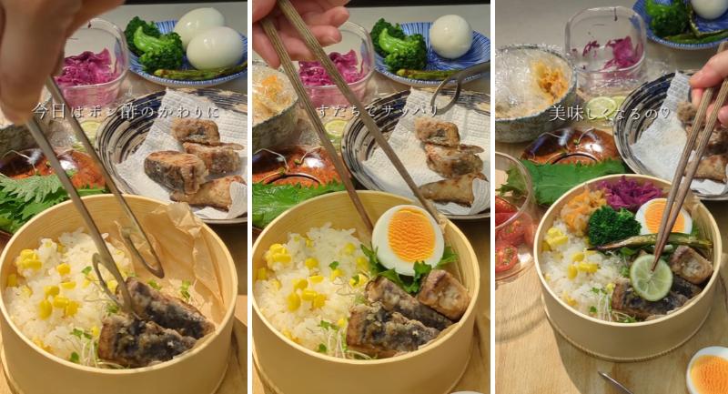 出所：@sakura_obento_