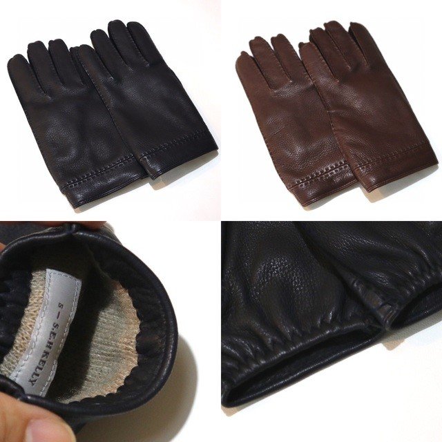 S.E.H KELLY - SOUTHWEST ENGLAND DEER SKIN CITY GLOVES ¥35,640（税込）