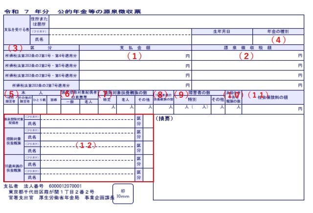源泉徴収票とは
