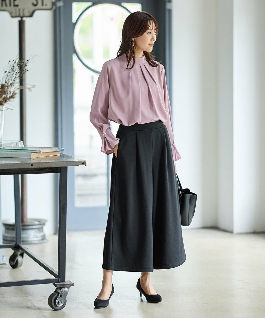 ハニーズ公式 あったかガウチョパンツ