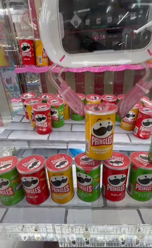 クレーンゲームの様子