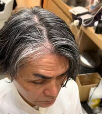 「生えている白髪を活かして変身したい」　男性の劇的ビフォーアフターが話題