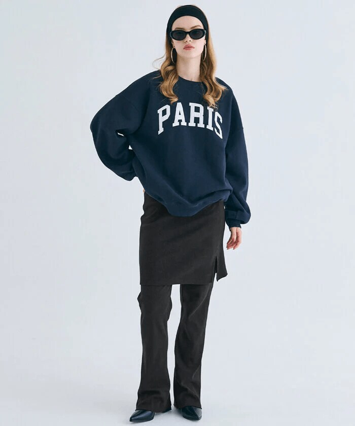 デザイン性と楽ちんさを両立した「ベアテレコリブスカートドッキングパンツ」