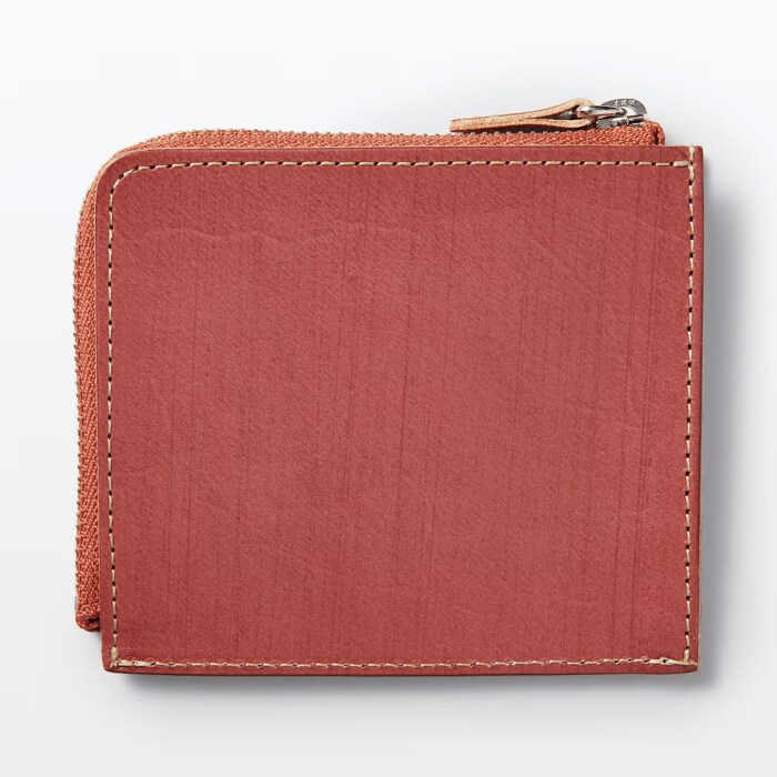 独特のムラ感を楽しんで「手塗りヌメ革　L字財布」