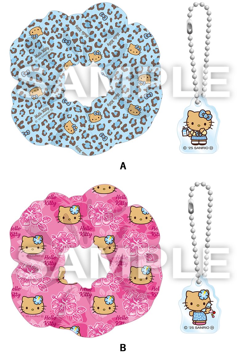 出所：ローソン公式サイト 『日焼けシリーズハローキティ』のオリジナルグッズ