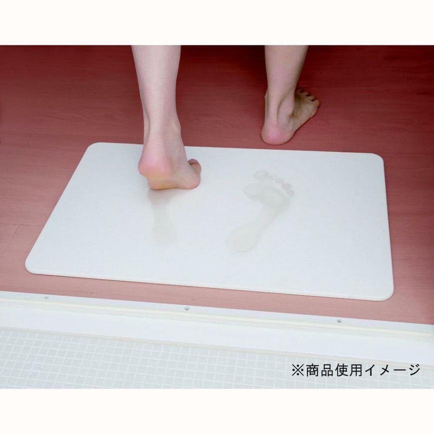 洗濯不要でお手入れ簡単な珪藻土バスマット