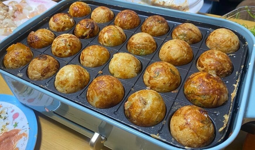 自宅でやいたたこ焼き