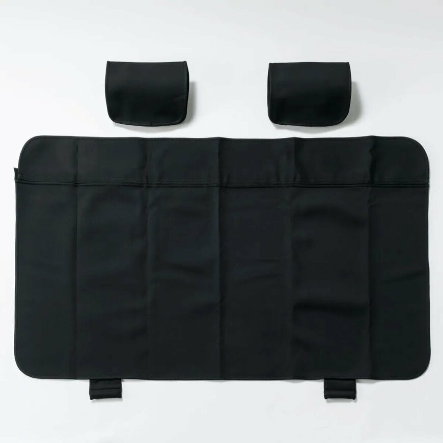 出所:オートバックス公式 AQ 防水素材のシートカバー BS-02 ブラック リア用