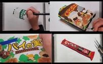 【1枚で4回美味しい絵】一体何個出てくるの...？1枚の絵から4種類のお菓子が飛び出す絵に衝撃！