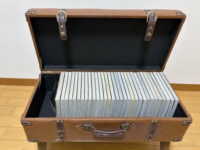 salut!(サリュ)、トランク型脚付き収納スツール商品画像