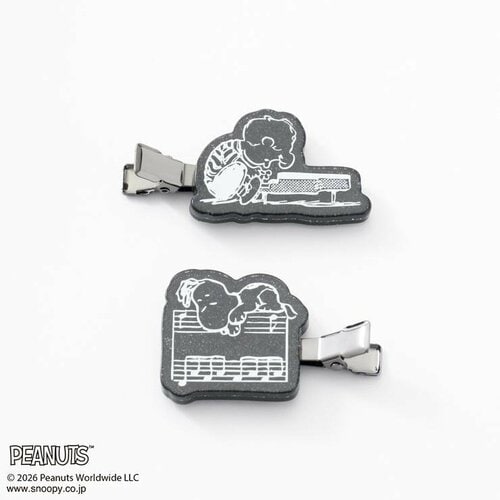 ミュージックデザインでおしゃれ「スヌーピーマルチクリップ2本セット」
