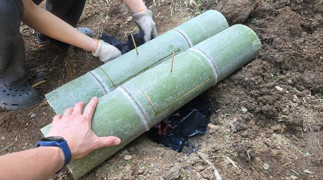 竹で炊いた「5合の白米」に二度見　おいしそうな状態に「今年こそはやってみよう」