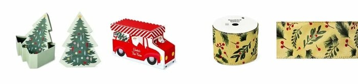 クリスマスツリーの形をした「ギフトボックス」