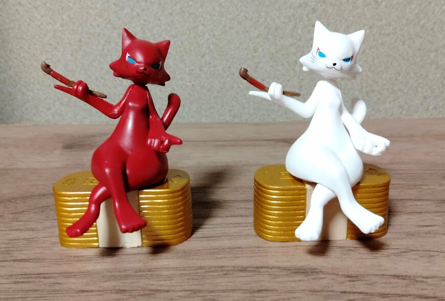 筆者撮影（スタンド・ストーンズ、強欲招き猫）