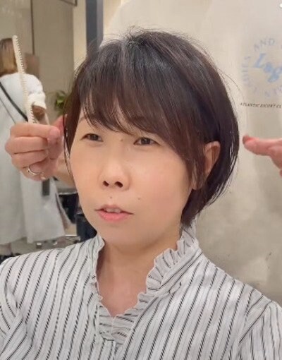 出所：＠short.hair.shinyashiki