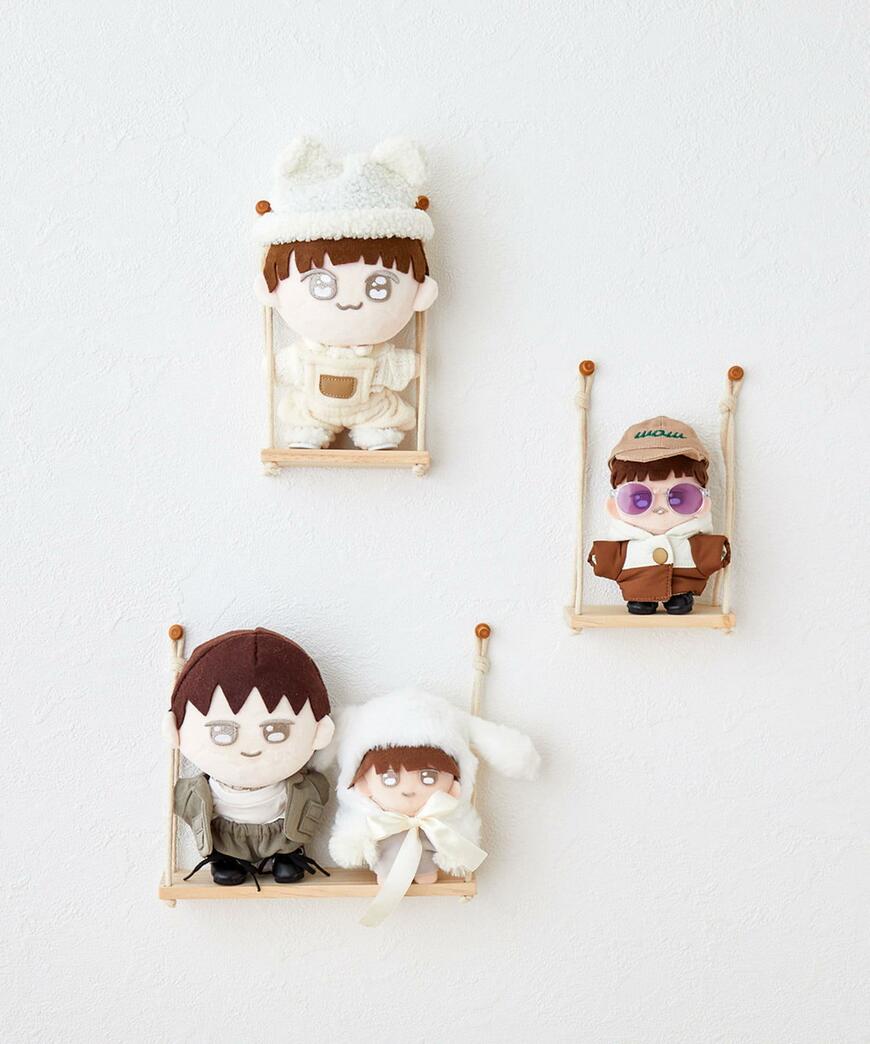 出所：パルグループ公式ファッション通販サイト 3COINS ぬいブランコ1人用2個セット