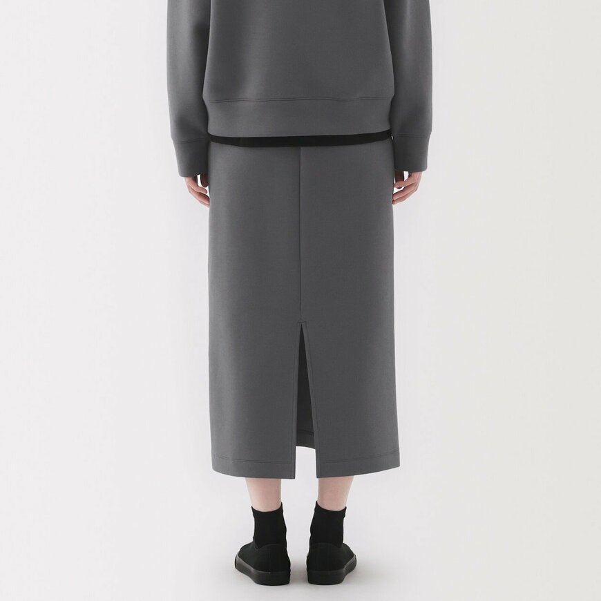 無印良品公式　婦人　二重編みスウェットスカート（後）