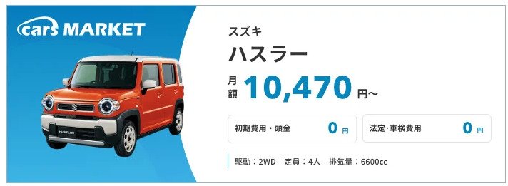 人気車種ランキング