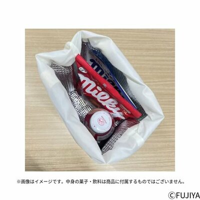 不二家ミルキー さがら刺繍ランチバッグ 保冷保温機能付き