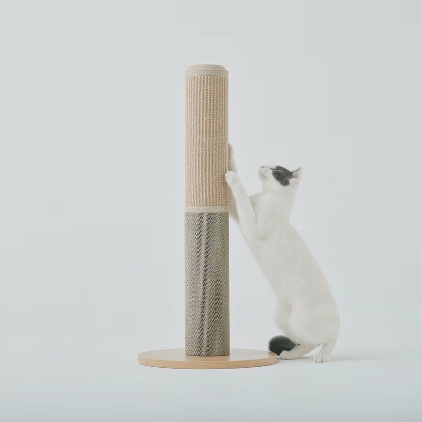 出所：無印良品公式　ジュート麻・ダンボール　爪とぎポール