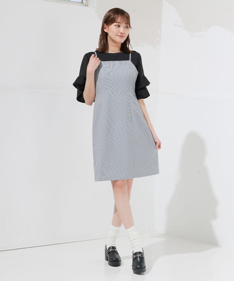 出所：ハニーズ公式通販 ミニキャミワンピース