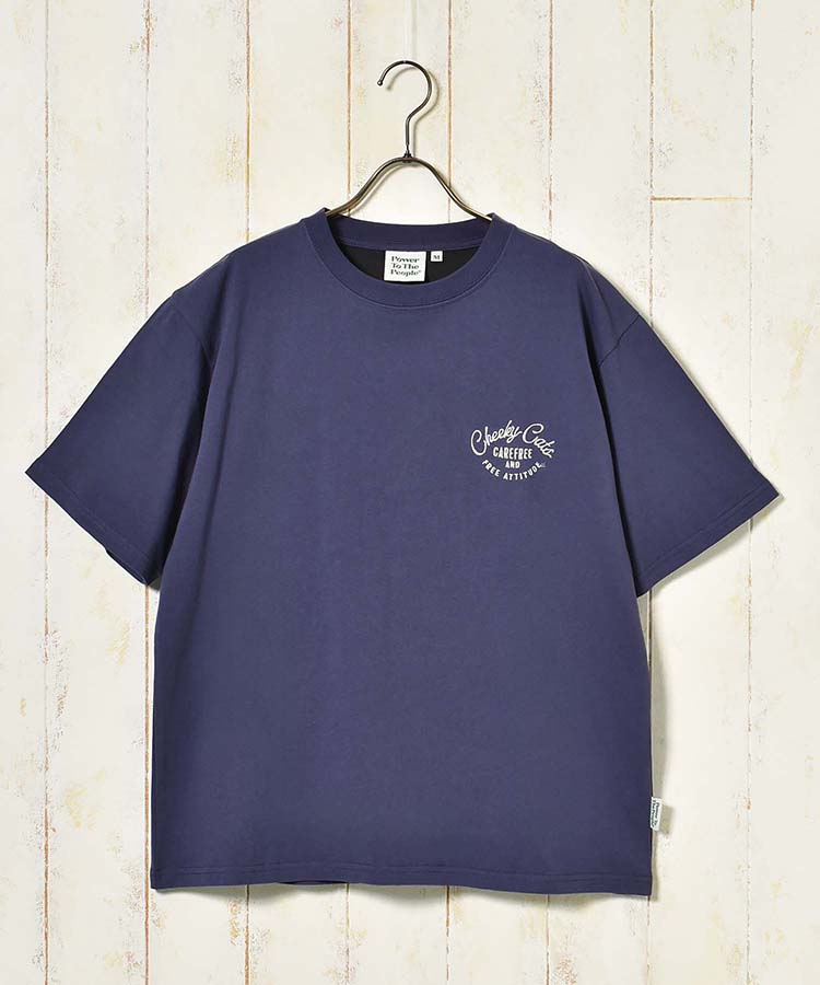 ブルーブルーエ公式 ネコ刺繍Tシャツ 画像