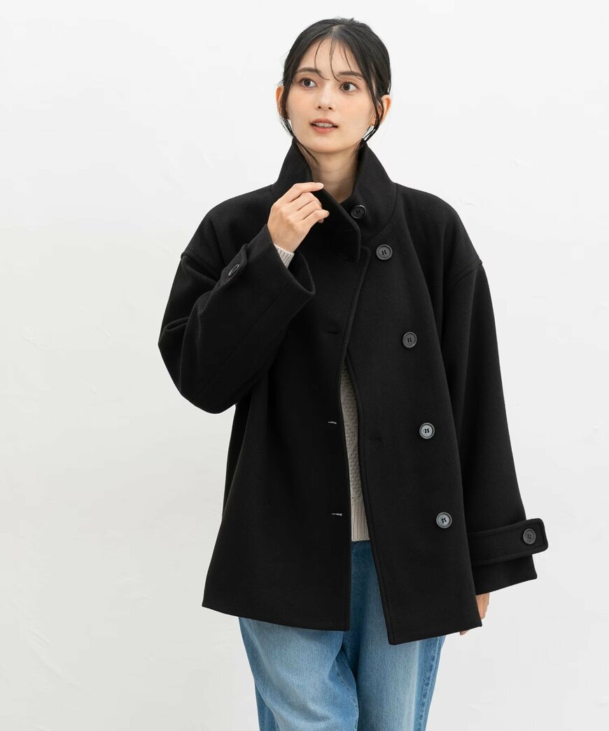 スタンドハーフ丈コート