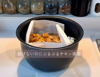 【一石三鳥】看護師母ちゃんが炊飯器だけで作る”揚げない”「チキン南蛮弁当」が話題
