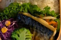 【生姜焼き弁当】ポイントは真ん中ご飯！副菜で彩り豊かに仕上げたお弁当が話題