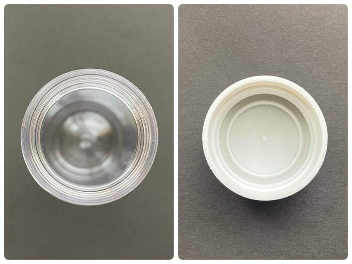 丸型マイクロボトルのふた