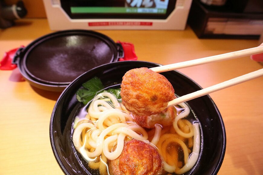 たこ焼き、なかなかのサイズ感