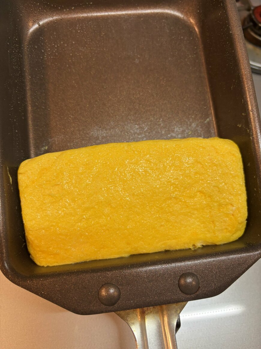 ムラのない美しい卵焼き