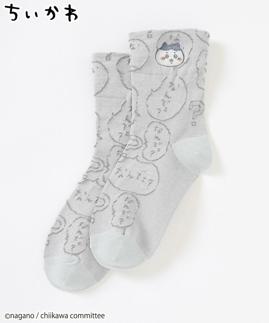 ハニーズ、ちいかわ/刺繍ソックス画像