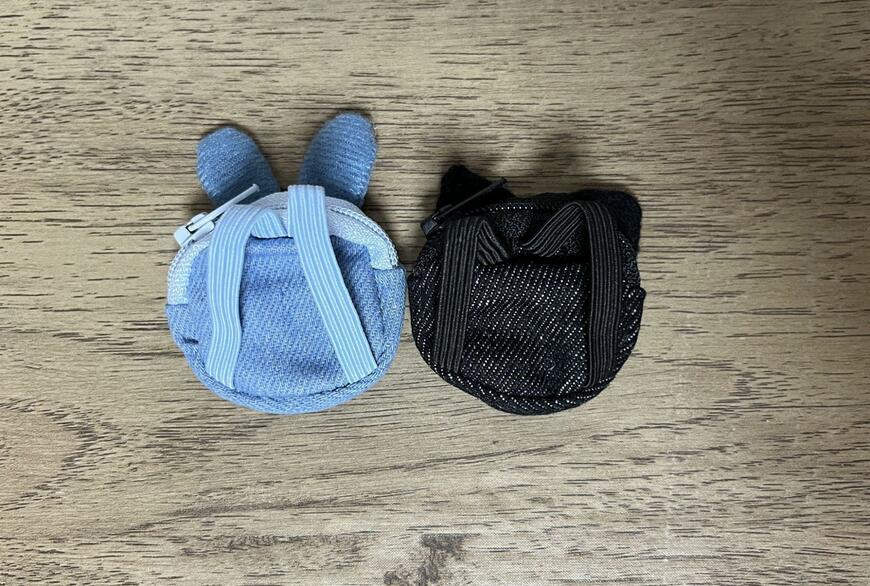 セリア、ぬいぐるみ小物 アニマルリュック デニム商品画像