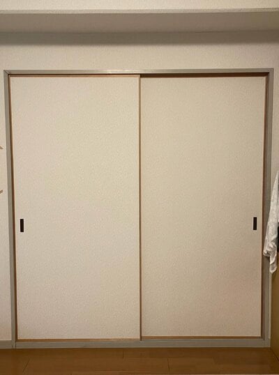 普通の襖がどのように変化するのか？