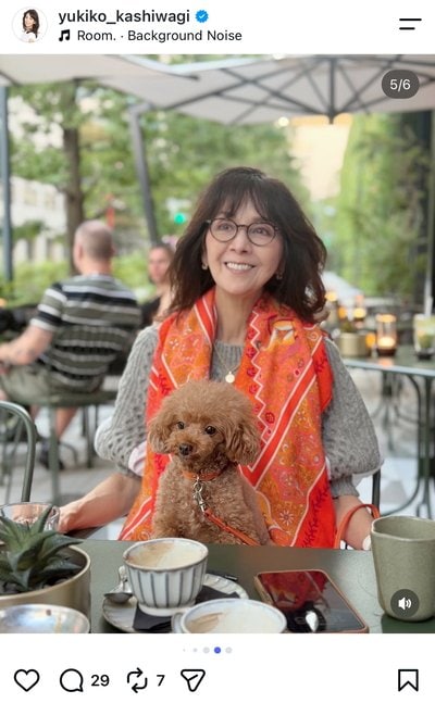 柏木由紀子のInstagram投稿