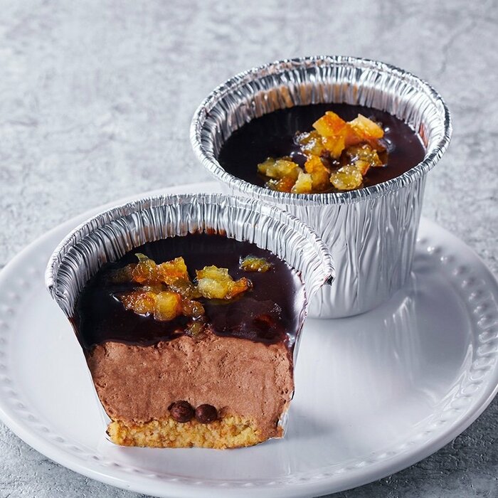 チョコの濃厚さとオレンジの爽やかさを楽しめる、大人のチョコスイーツ