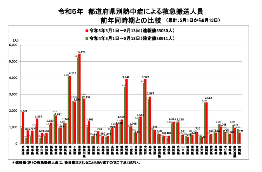 出所：総務省消防庁「熱中症情報」