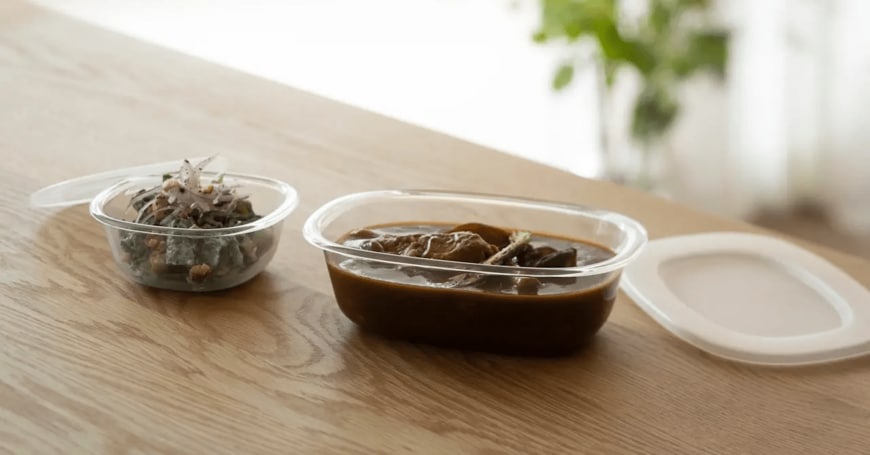 マーナ公式　うつわにもなる保存容器　画像