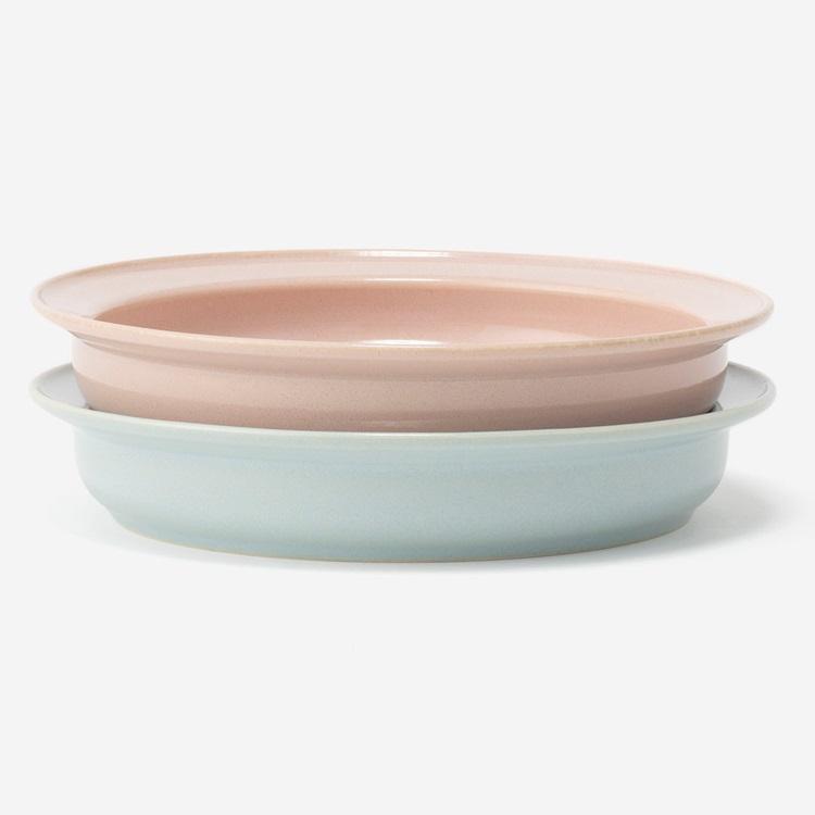 【美濃焼】 はじめてのうつわ すくいやすいプレート 21cm ウノフ