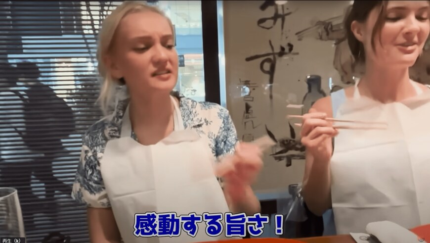 アメリカ人姉妹初めての和牛