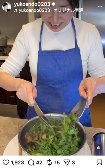 安藤優子のInstagram投稿