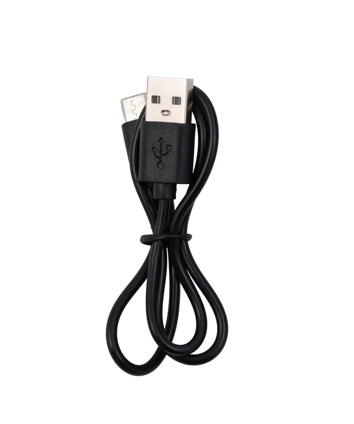 便利なUSB充電式を採用しているため、乾電池の予備をわざわざ持ち歩く必要もありません