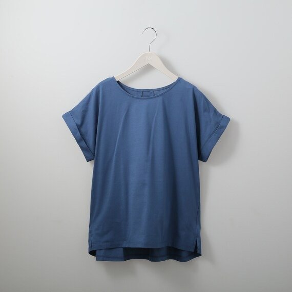 ニトリ公式　接触冷感UVカットUSAコットンバックTシャツ