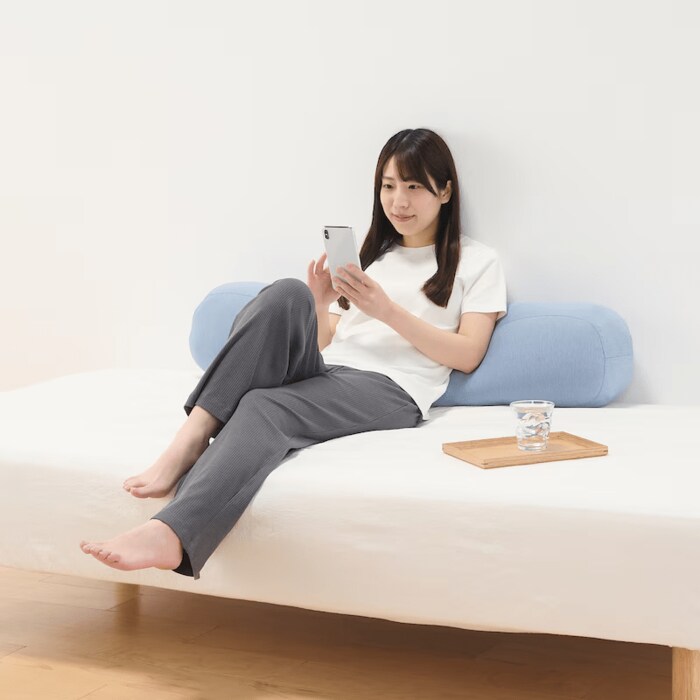 ほどよい弾力で安心感のある抱き心地が特長です